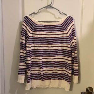 LOFT striped sweater